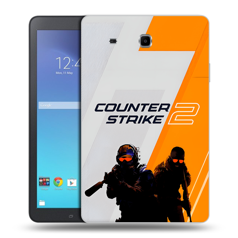 Силиконовый чехол на Samsung Galaxy Tab E 9.6 с принтом Counter Strike Силиконовый чехол на Samsung Galaxy Tab E 9.6 с принтом Counter Strike