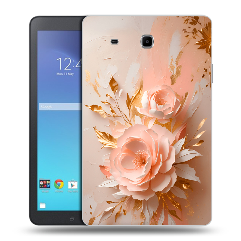 Силиконовый чехол на Samsung Galaxy Tab E 9.6 с принтом женский Силиконовый чехол на Samsung Galaxy Tab E 9.6 с принтом женский