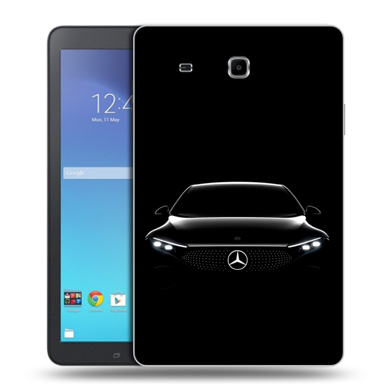 Силиконовый чехол на Samsung Galaxy Tab E 9.6 с принтом Mercedes Мерседес Силиконовый чехол на Samsung Galaxy Tab E 9.6 с принтом Mercedes Мерседес