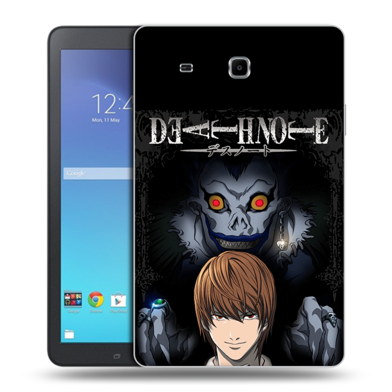 Силиконовый чехол на Samsung Galaxy Tab E 9.6 с принтом Death note Тетрадь смерти Силиконовый чехол на Samsung Galaxy Tab E 9.6 с принтом Death note Тетрадь смерти