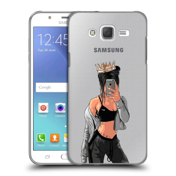 Силиконовый чехол на Samsung Galaxy J5 с принтом Женские принты