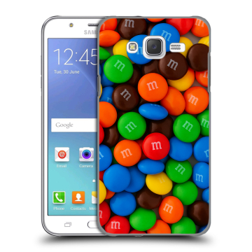 Силиконовый чехол на Samsung Galaxy J5 с принтом Конфеты
