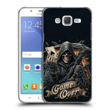 Силиконовый чехол на Samsung Galaxy J5 с принтом Скелет карты
