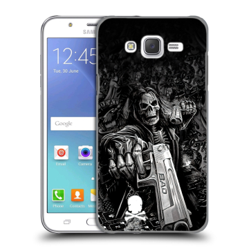 Силиконовый чехол на Samsung Galaxy J5 с принтом Скелет