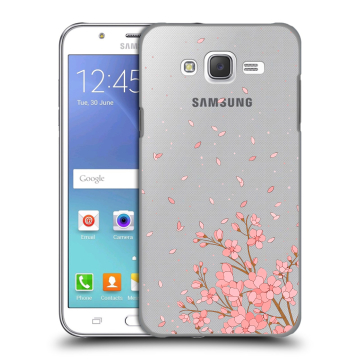 Силиконовый чехол на Samsung Galaxy J5 с принтом Ветка сакуры Силиконовый чехол на Samsung Galaxy J5 с принтом Ветка сакуры