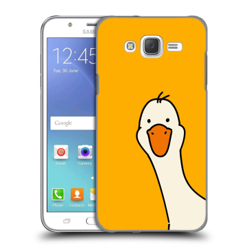 Силиконовый чехол на Samsung Galaxy J5 с принтом Утка Силиконовый чехол на Samsung Galaxy J5 с принтом Утка