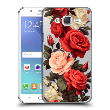 Силиконовый чехол на Samsung Galaxy J5 с принтом Розы Силиконовый чехол на Samsung Galaxy J5 с принтом Розы