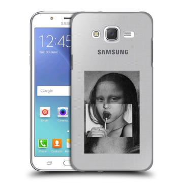 Силиконовый чехол на Samsung Galaxy J5 с принтом Мона Лиза Силиконовый чехол на Samsung Galaxy J5 с принтом Мона Лиза