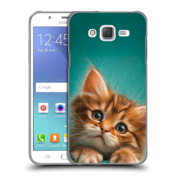 Силиконовый чехол на Samsung Galaxy J5 с принтом котенок Силиконовый чехол на Samsung Galaxy J5 с принтом котенок