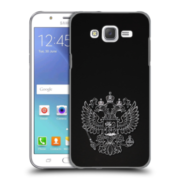 Силиконовый чехол на Samsung Galaxy J5 с принтом Герб России
