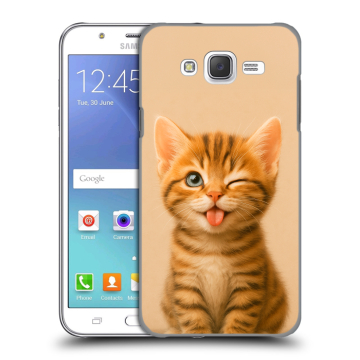 Силиконовый чехол на Samsung Galaxy J5 с принтом котенок Силиконовый чехол на Samsung Galaxy J5 с принтом котенок