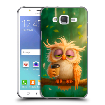Силиконовый чехол на Samsung Galaxy J5 с принтом сова Силиконовый чехол на Samsung Galaxy J5 с принтом сова