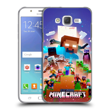 Силиконовый чехол на Samsung Galaxy J5 с принтом Майнкрафт Minecraft Силиконовый чехол на Samsung Galaxy J5 с принтом Майнкрафт Minecraft