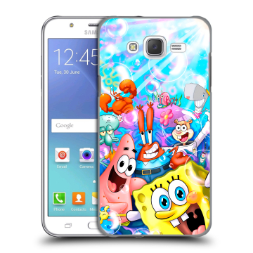 Силиконовый чехол на Samsung Galaxy J5 с принтом спанчбоб спанч боб Силиконовый чехол на Samsung Galaxy J5 с принтом спанчбоб спанч боб