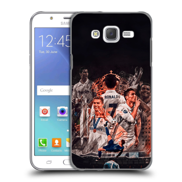 Силиконовый чехол на Samsung Galaxy J5 с принтом Реал Роналдо Real Ronaldo