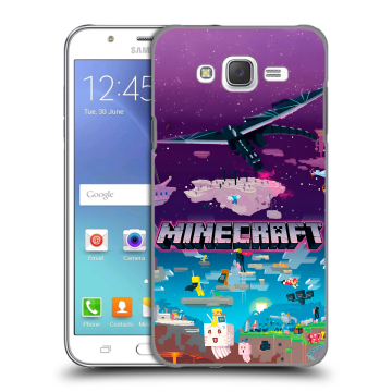 Силиконовый чехол на Samsung Galaxy J5 с принтом Майнкрафт Minecraft Силиконовый чехол на Samsung Galaxy J5 с принтом Майнкрафт Minecraft