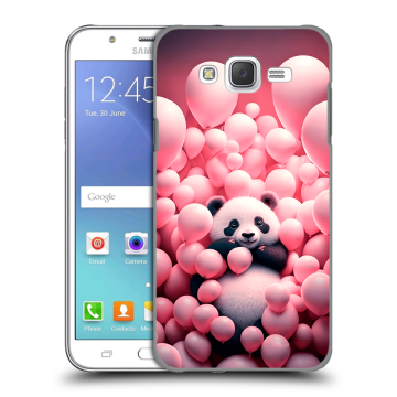 Силиконовый чехол на Samsung Galaxy J5 с принтом Панда Силиконовый чехол на Samsung Galaxy J5 с принтом Панда