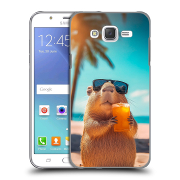 Силиконовый чехол на Samsung Galaxy J5 с принтом Капибара