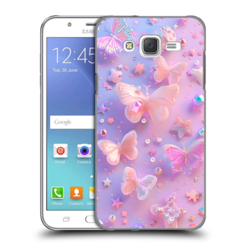 Силиконовый чехол на Samsung Galaxy J5 с принтом Бабочки