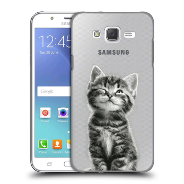 Силиконовый чехол на Samsung Galaxy J5 с принтом Котенок Силиконовый чехол на Samsung Galaxy J5 с принтом Котенок
