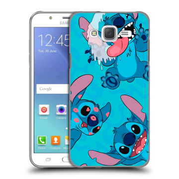 Силиконовый чехол на Samsung Galaxy J5 с принтом Лило и Стич