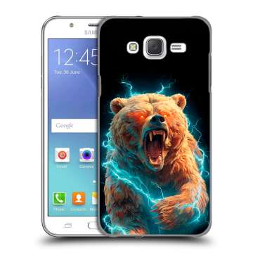 Силиконовый чехол на Samsung Galaxy J5 с принтом Медведь Силиконовый чехол на Samsung Galaxy J5 с принтом Медведь