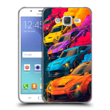 Силиконовый чехол на Samsung Galaxy J5 с принтом Тачки Силиконовый чехол на Samsung Galaxy J5 с принтом Тачки