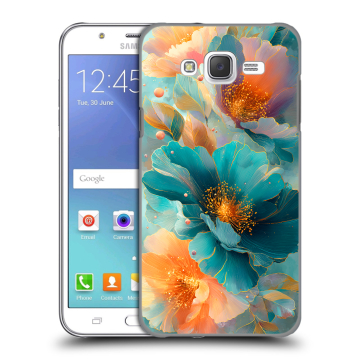 Силиконовый чехол на Samsung Galaxy J5 с принтом Цветы Силиконовый чехол на Samsung Galaxy J5 с принтом Цветы