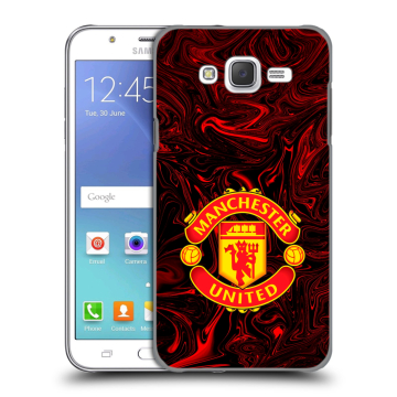 Силиконовый чехол на Samsung Galaxy J5 с принтом Manchester United Силиконовый чехол на Samsung Galaxy J5 с принтом Manchester United
