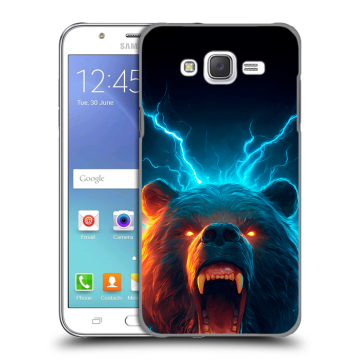 Силиконовый чехол на Samsung Galaxy J5 с принтом Медведь Силиконовый чехол на Samsung Galaxy J5 с принтом Медведь