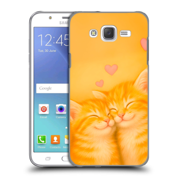 Силиконовый чехол на Samsung Galaxy J5 с принтом Милые котята Силиконовый чехол на Samsung Galaxy J5 с принтом Милые котята