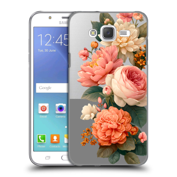 Силиконовый чехол на Samsung Galaxy J5 с принтом цветы Силиконовый чехол на Samsung Galaxy J5 с принтом цветы