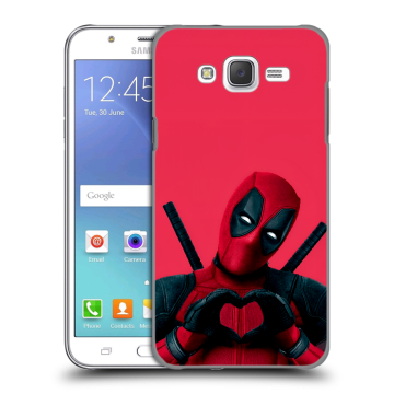 Силиконовый чехол на Samsung Galaxy J5 с принтом Дедпул Deadpool Силиконовый чехол на Samsung Galaxy J5 с принтом Дедпул Deadpool