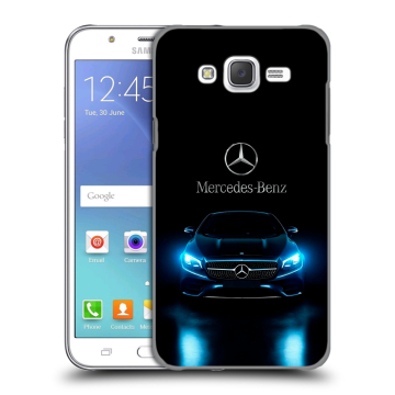 Силиконовый чехол на Samsung Galaxy J5 с принтом Mercedes Мерседес