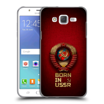 Силиконовый чехол на Samsung Galaxy J5 с принтом Флаг Герб СССР Силиконовый чехол на Samsung Galaxy J5 с принтом Флаг Герб СССР