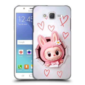 Силиконовый чехол на Samsung Galaxy J5 с принтом Labubu Лабубу