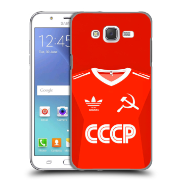 Силиконовый чехол на Samsung Galaxy J5 с принтом Флаг Герб СССР Силиконовый чехол на Samsung Galaxy J5 с принтом Флаг Герб СССР