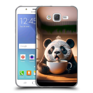 Силиконовый чехол на Samsung Galaxy J5 с принтом смешная панда Силиконовый чехол на Samsung Galaxy J5 с принтом смешная панда