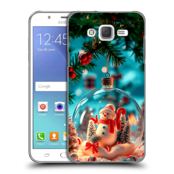 Силиконовый чехол на Samsung Galaxy J5 с принтом Новый год Силиконовый чехол на Samsung Galaxy J5 с принтом Новый год
