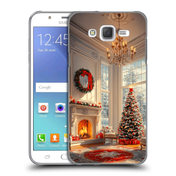 Силиконовый чехол на Samsung Galaxy J5 с принтом Новый год Силиконовый чехол на Samsung Galaxy J5 с принтом Новый год