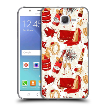 Силиконовый чехол на Samsung Galaxy J5 с принтом Новый год Силиконовый чехол на Samsung Galaxy J5 с принтом Новый год