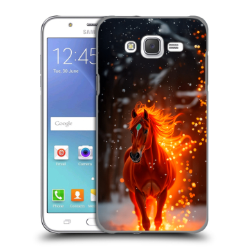 Силиконовый чехол на Samsung Galaxy J5 с принтом Новый год Силиконовый чехол на Samsung Galaxy J5 с принтом Новый год