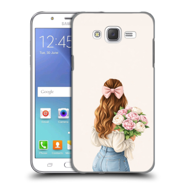 Силиконовый чехол на Samsung Galaxy J5 с принтом женский Силиконовый чехол на Samsung Galaxy J5 с принтом женский