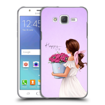 Силиконовый чехол на Samsung Galaxy J5 с принтом женский Силиконовый чехол на Samsung Galaxy J5 с принтом женский