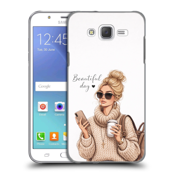 Силиконовый чехол на Samsung Galaxy J5 с принтом женский Силиконовый чехол на Samsung Galaxy J5 с принтом женский