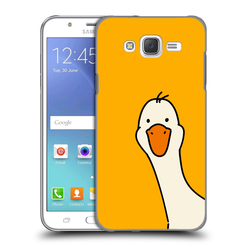 Силиконовый чехол на Samsung Galaxy J5 с принтом Утка Силиконовый чехол на Samsung Galaxy J5 с принтом Утка