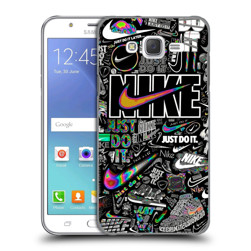 Силиконовый чехол на Samsung Galaxy J5 с принтом Найк Силиконовый чехол на Samsung Galaxy J5 с принтом Найк