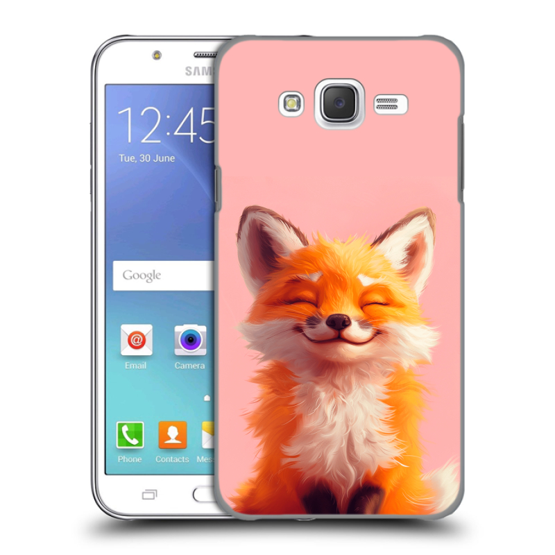 Пластиковый чехол на Samsung Galaxy J5 с принтом милая лиса Пластиковый чехол на Samsung Galaxy J5 с принтом милая лиса