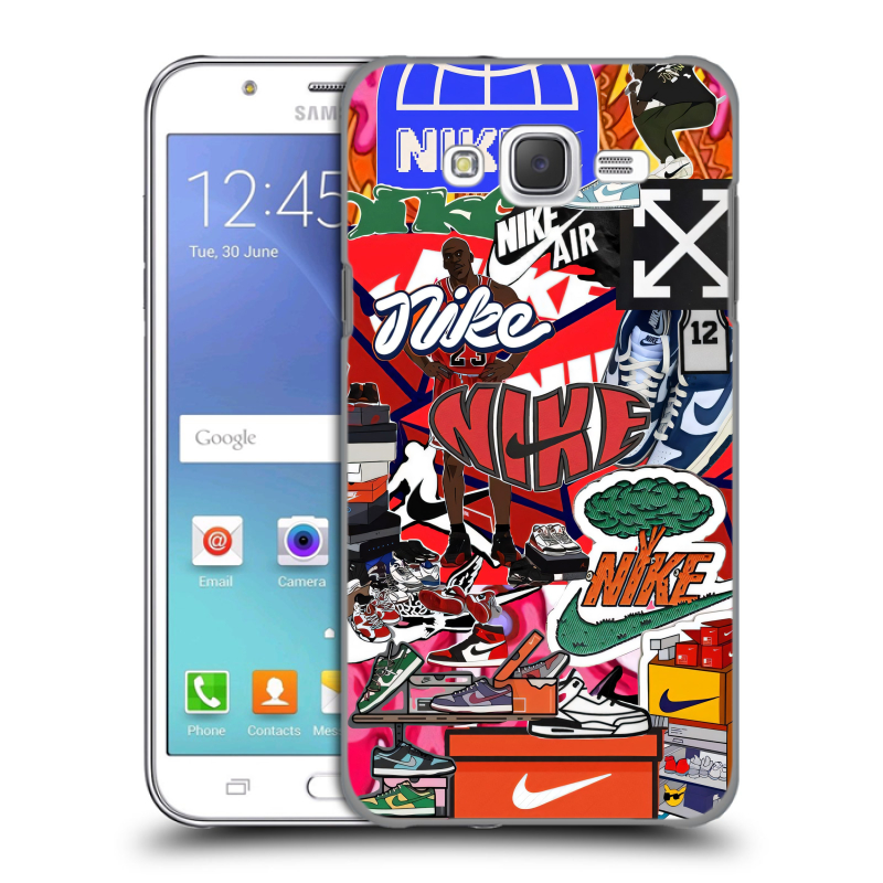 Силиконовый чехол на Samsung Galaxy J5 с принтом Найк Nike яркий Силиконовый чехол на Samsung Galaxy J5 с принтом Найк Nike яркий