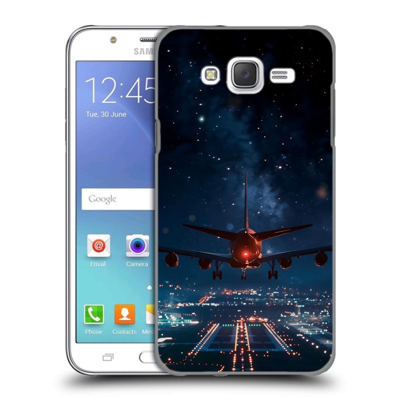 Пластиковый чехол на Samsung Galaxy J5 с принтом самолет Пластиковый чехол на Samsung Galaxy J5 с принтом самолет
